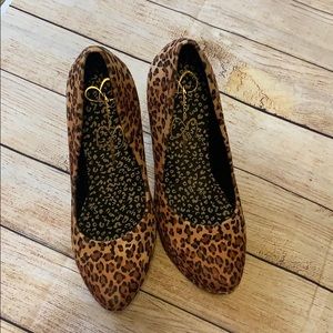 Jessica Simpson Leopard Print high heels 👠